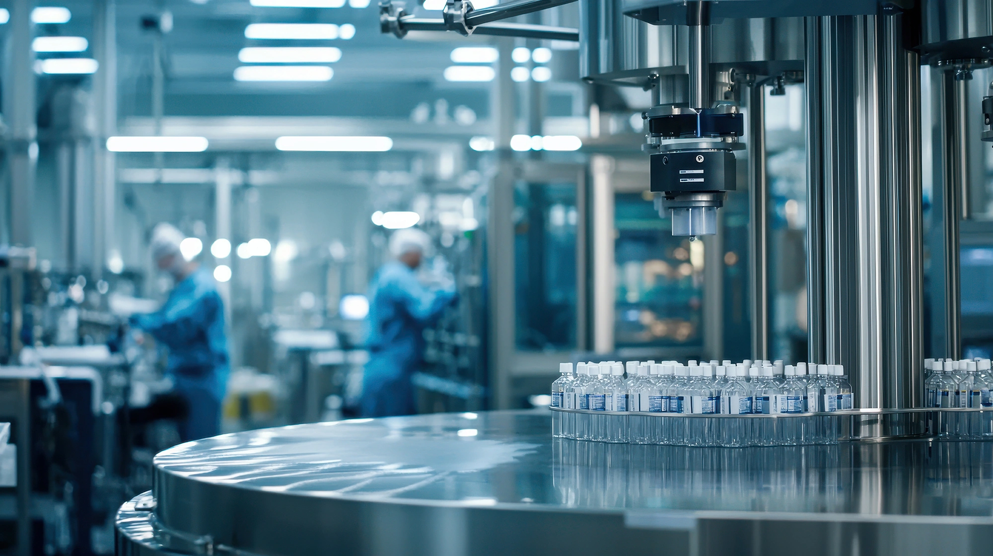 Medicine is made in a laboratory